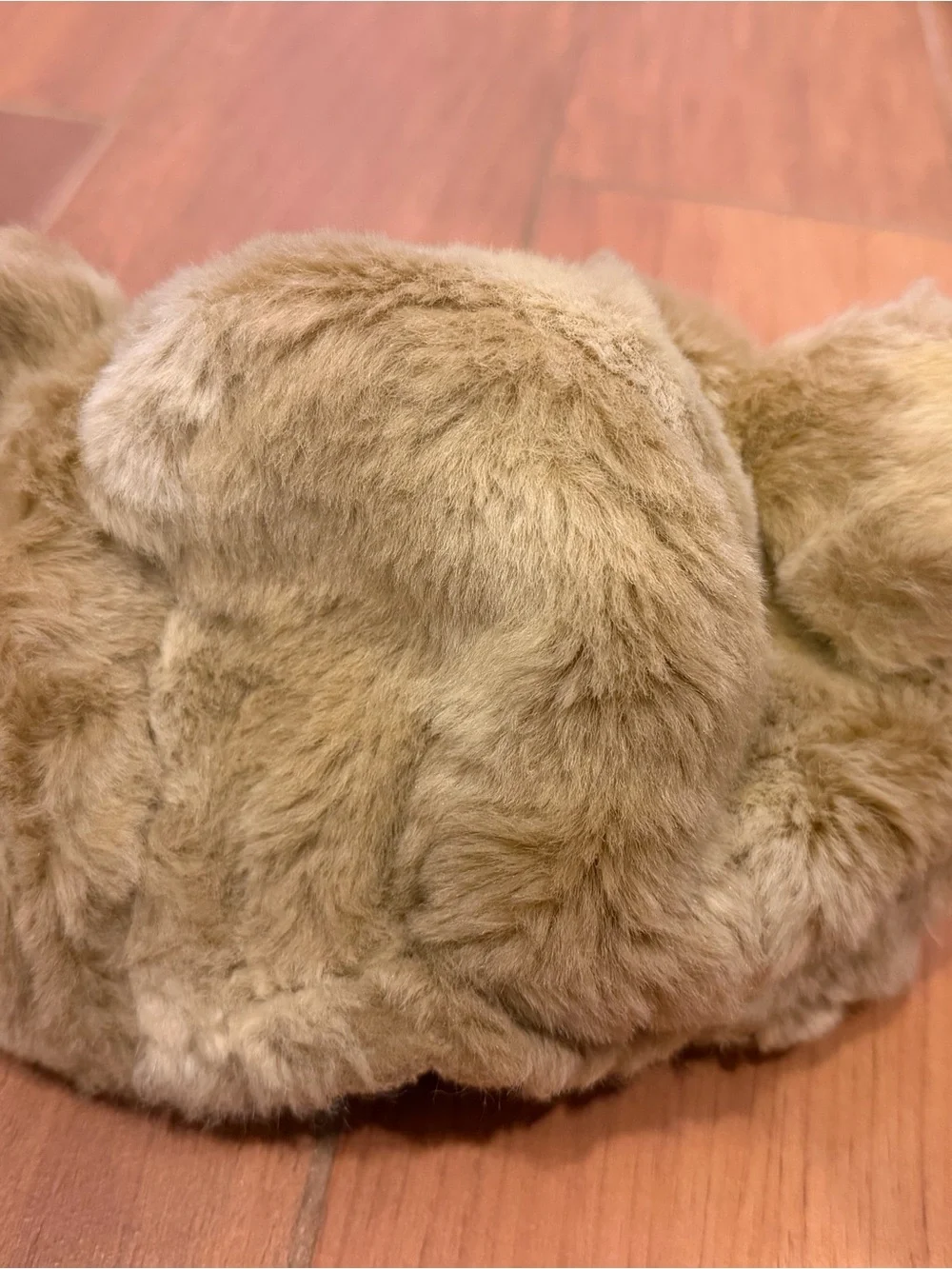 Baby Gap Newborn Faux Fur Trapper Hat with Bear Ears Size 3-6 Months